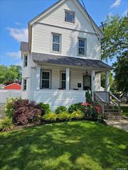 Beautiful Victorian Style Home with Many Updated Features. Located in the Heart of the Village, Walking Distance to LIRR, Amazing Shops and Delicious Restaurants. This Home has 3 Bedrooms, 2 Full Bathrooms, a Walk- Up Attic, a Cozy Living Rm, Formal Dining Rm, Eat in Kitchen with Granite Countertops and Stainless-Steel Appliances Hardwood Floors, Ductless AC Units, Nice Driveway, A Fenced in Yard for Entertaining       Excluded: Use of Basement