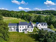 Hidden Fox is an architecturally significant and quintessentially Millbrook home on 28+ acres giving access to miles of riding and hiking trails. The light-infused foyer has hand-painted wallpaper and draws you into the house laid out splendidly around it. Your eye is drawn to the left-a double parlor, divisible by pocket doors, with double fireplaces and many windows, and to the right-a formal dining room. Off the dining room, you&rsquo;ll find a morning room with coffered ceilings, built-ins, and a cushioned window seat. A motif throughout the home is the use of vivid lacquer paint, underlining the overlap of home-style warmth with chic decor. Not a detail is overlooked. The east hallway accesses a potting room that gives way to the garden, and a bar that opens to a warm and cozy library with fireplace. From the east wing and its two-story covered porch and boxwood-enclosed lawn, there are views of the mountains. The butler&rsquo;s pantry has its own oven, dishwasher, refrigerator, and deep farmhouse sink. The Christopher Peacock kitchen is a focal point-a family gathering room, warmed by sunshine or firelight. The kitchen opens to its own covered porch with fireplace, pristine tongue-in-groove ceiling, view of the pool, and comfortable seating for extended family and weekend guests. On the second floor, there are five bedrooms and two sitting rooms, one of which has pride of place on a broad landing with a family-sized window seat. There are two primary suites. One of them has a fireplace and one overlooks the property from its sun deck. In the annex you&rsquo;ll find a large playroom flooded with natural light, arts and crafts studio, and office overlooking the grounds through a massive picture window, as well as a guest room, full bath, and easy access to the pool through French doors. This perfectly renovated home offers details that elevate a visitor&rsquo;s experience, providing privacy for contemplation as well as warm communal spaces. Brass window screens, wide, hardwood floors, and seven working fireplaces provide flawless touches to a singularly desirable family home. Hidden Fox boasts a refined landscape with tidy hedges and impeccable stone walls, a pond, small livestock barn, and discrete equipment barn. 24-48 hours notice required for accompanied showings., AboveGrade:5742, AMENITIES:Pool, Basement:Interior Access, Cooling:Zoned, EQUIPMENT:Smoke Detectors, ExteriorFeatures:Landscaped, Outside Lighting, FLOORING:Tile, Wood, FOUNDATION:Concrete, Stone, InteriorFeatures:French Doors, Walk-In Closets, Washer Connection, Other School:PRIVATE, OTHERROOMS:Family Room, Formal Dining Room, Foyer, Laundry/Util. Room, Library/Study, Office/Computer Room, Pantry, Rec/Play Room, ROOF:Metal