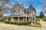 Welcome to 82 Powell Ave, a delightful Two Family Residential property nestled in the prestigious Village of Southampton, NY. This Victorian-style gem boasts a prime location on a substantial 16, 117 sq. ft. lot, providing a perfect blend of convenience and classic elegance. The architecture immediately captures attention, showcasing a-timeless appeal. Offering an inviting haven with 4 bedrooms and 4.5 baths across 2, 414 sq. ft. of living space, for both relaxation and entertainment. The well-arranged layout ensures a harmonious blend of functionality and aesthetic appeal. Come and see for yourself!