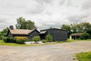 This rare restaurant opportunity is located 7 minutes from Rhinebeck Village on a beautiful 1 acre lot overlooking a neighboring horse farm. The interior space has been remodeled with wood floors, custom wrap around counter, handmade materials including a marble sink, lighting, and tile. The incredibly large commercial kitchen is ready to be outfitted with multiple pluming lines, ansul system, two vented large hoods, grease traps, and commercial septic system. The spacious outdoors has a large patio area, open flat grassy area, covered patio, and mature trees. With plenty of parking and prime location to create a restaurant location, this offering is truly unique.