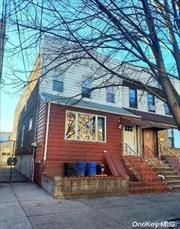 Lovely two family house in the heart of Ridgewood. Near all shops, schools and transportation. Original hardwood floors throughout property. Great yard with a garage. Tons of storage! Wonderful opportunity for anyone!