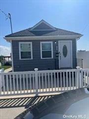 Magnificent with 2 bedroom 1 bath custom built home with sweeping water views. all new custom kitchen and bathroom, large new paved yard, up-ground pool , shed, gazebo close to beach boardwalk and trendy restaurants. Low flood insurance which is transferable. solar panels leased