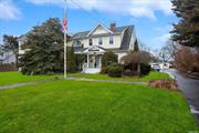 Nestled within the charming neighborhood of Bayport, this exquisite 6-bedroom Colonial unfolds a history of luxury. Greeted by a captivating Great Room that commands attention to the soaring 32-foot ceilings, inviting natural sunlight to dance across handcrafted wood floors. The master kitchen boasts stainless steel appliances, granite countertops, and an oversized island that is a focal point for culinary creativity. The Master- suite on the first floor has walk in closets and private bath. Main floor laundry and central vacuum system ensure daily tasks are seamlessly integrated into daily life.  A additional summer kitchen is equipped with Beko Professional Stove, walk in panrty perfect for easy outside entertaining. Built in cabinetry adorned with leaded glass. The upper floor features two staircases leading to five bedrooms. One wing of the house has two bedrooms and an office/gym separated by a breezeway connecting to another wing which has three bedrooms. This design provides seperation between each wing while maintaining a connection between the upper floor. Picturesque outdoor oasis features semi-inground pool enveloped by 1, 200 sq. feet of decking.Tiki bar with running water , and a wine fridge creature a idyllic setting for leisurely moments. Three car garage is equipped with heating and air conditioning, an additional one-car garage provides extra storage or a workshop. Bayport BluePoint Blue Ribbon Schools, Enjoy the South Shore playground to Fire Island and beautiful beaches, take a look and bring the entire family.