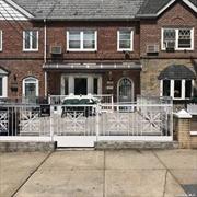 1 Family brick home in Prestigious at Maspeth Plateau. The interior of the house features wood floor, The first floor offers big Living Room, Dining Room, kitchen, extra Dr, washer and dryer. Second floor includes 3 bedrooms, 2 Full Baths.This beautiful home has a front patio, and included two Parking Spaces Accesible Via Community Driveway. Closes to bus, shopping, Dining, schools and mayor highways.