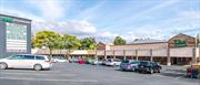 Supermarket anchored shopping center Pylon signage on busy route 9W Ample parking High traffic count -17, 000 cars per day