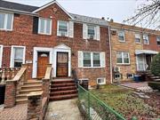 Solid Brick Attached Colonial on a Great Block in Bayside. Main Level features LR, FDR, KIT, Door to Yard/Driveway. Second Floor features 3 Bedrooms, 1 Full Bath. Full Basement w/ Family Room. Beautiful Hardwood Floors Throughout! Multiple Car Parking in Rear. Top School District 26. Very Convenient to Transportation, LIRR (Bayside), Buses, Bell Blvd and Shopping!