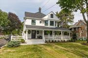 Completely restored 100 year old farmhouse restored to its original glory with every modern amenity you could wish for. This 6 bed 6 bath home offers new windows, roof , siding , flooring, air seal foam insulation, HVAC ( 3 zones) , commercial kitchen, steam shower & central vac. Full service maids quarters w/ laundry & kitchen. The home also offers a large front porch,  detached barn, master balcony overlooking professionally landscaped grounds of the yard. Through street driveway with possible future subdivision w/ proper permit, complete fencing w/ privacy hedges & irrigation. This really is home sweet home.