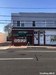 Great location Mixed used property, Front store Deli plus upstairs 4 Bedrooms, Living Room, EIK, 1 full bath Apartment. 1250 SF each Unit. Business Deli is leased (10 Years), 4 Parking spaces., Additional information: Rental Income:Y