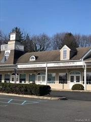 Golden opportunity in Prime office condominium with 3 private professional offices plus an inviting reception area. Currently occupied private showings a must. This is 1200 square feet plus large parking lot. This is located in highly trafficked area off N.Y. S. route 9W. This unit consists of 9 rooms, Office reception, 3 treatment rooms, x-ray dark room, larger diet center room  (10x20) plus kitchenette and bath. This unit is wheel chair accessible.