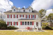 Step into the timeless allure of a historic Farmhouse nestled in Westhampton, NY. This captivating 3-story home, steeped in history dating back to the 1900s, offers an enchanting experience amidst its idyllic surroundings. A tree-lined driveway welcomes you to your private oasis, setting the stage for a serene retreat that embodies classic Farmhouse charm. The outdoor spaces are a haven for relaxation and spirited recreation. A pool and a Har-Tru tennis court provide opportunities for leisure, while the expansive outdoor areas create an ideal setting for unwinding, dining, and soaking up the sun. Offering 8-bedrooms and 7-bathrooms, this home ensures ample space for rejuvenation. Inside, the 3-season room beckons with its gentle breeze and sunlight, offering a cozy spot for relaxation or lively conversations. This home seamlessly blends historic charm with modern comforts. Immerse yourself in the rich history that resonates through the walls of this cherished home, and let its stories become part of your own