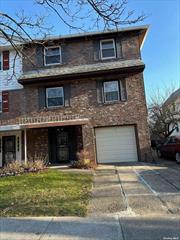 Renovated in 2003, the Second Floor features an EIK, Living Room, Dining Room, 3 Bedrooms, 2 Baths, Laundry Room, Wood Floors. Separate Entrance. Conveniently located close to bus, park, school, and shops.