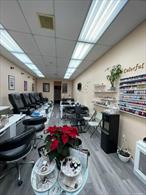 Woodmere Long Island Turnkey Nail & Spa Business. 1, 000 SF with 3 manicure tables, 6 pedicure chairs, 1 spa suite. $2, 300 monthly rent on 3-year lease. Parking lot in back.