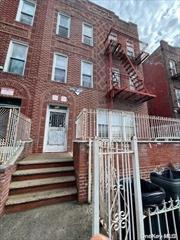 GREAT INVESTMENT OPPORTUNITY - RENT STABILIZED-EAST FLATBUSH - BRICK FACADE - 6 FAMILY  1. Income: The total monthly rental income is $8, 225. Annually, this amounts to $98, 700. 2. Expenses: ? Taxes: $20, 000 ? Insurance: $4, 200 ? Water: $5, 200 ? Electric: $900 ? Gas heat: $6, 000 Total expenses amount to $36, 300 annually. 3. Net Operating Income (NOI): ? Gross income: $98, 700 ? Expenses: $36, 300 NOI = Gross Income - Expenses = $98, 700 - $36, 300 = $62, 400 RENTROLL FOR ALL UNITS CURRENT AS OF 4/1/24 UNIT F1-LEASE 6/30/20 $1, 956.00 F210/31/24$876.69 F39/30/24$2, 251.59 F47/31/25$1, 013.45 F511/30/24$1, 149.37 F67/31/25$1, 087.97 CALL STEVE FOR MORE INFO ! -HEAT AND HOT WATER IS INCLUDED WITH ALL TENANCY . -TENANTS RESPONSIBILITY GAS/ELECTRIC