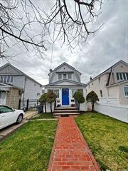 Step into the charm of this meticulously maintained two-story rental with three bedrooms and 1.25 baths. Enjoy the open layout and newly renovated kitchen and floors. Perfectly located just two blocks from the LIRR for easy commuting. Driveway fits four cars, and small/large pets are welcome (except cats). Features tinted windows, new water heater, and furnace for added comfort. Full access to backyard, front and side entrance. Basement not included. See remarks for any utility questions! Landlord takes care of lawn maintenance. Welcome home!