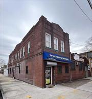 Totally renovated store front office for rent. Nice hardwood flooring, new bath, already set up as an existing office, ready for business, busy corner, great location, near Van Wyck & close to JFK.