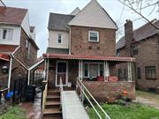 Charming, semi-detached single-family home in Springfield Gardens offers spacious living with 3 bedrooms and 2.5 bathrooms. Enjoy the conveniences of a full basement with a separate entrance, washer/dryer hookups on the first floor, a 2-car, private garage, and a walk-up, unfinished attic, perfect for storage. Boiler was replaced in 2020, Roof on house and garage was replaced in 2015. With its desirable location and versatile layout, this home is a fantastic opportunity for comfortable family living. Needs some TLC.