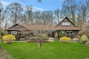 Beautiful Sprawling Huntington Farm Ranch Offers Plenty of Space With Five Bedrooms and Three Full Updated Baths. Natural Light Streams Throughout This Lovely Home Offering Serene Views From Each Room. The Kitchen Is Spacious and Updated With Granite Counters and An Abundance of Cabinet Space, A Separate Breakfast Area Is the Perfect Setting for Enjoying Your Mornings While The Large Dining Room Is Ideal For Larger Gatherings. The Updated and Open Layout Of This Home Makes It the Perfect Place To Entertain Your Guests. Enjoy The Comfortable Family Room and Living Room of This Home Each With It&rsquo;s Own Fireplace. Step Out The Sliding Doors From The Family Room To The Spacious Deck and Enjoy The Privacy Of This Peaceful .87 Acre Property. A Primary Suite With Dual Closets and Updated Bath, Two Additional Bedrooms, Updated Hall Bath + a Home Office Completes The First Level. The Second Level Features Two Bedrooms And A Full Bath. The Huge Basement With Laundry and Utilities is Unfinished With High Ceilings and Entry To A Two Car Garage Plus Extra Storage Space. This Special Home Offers Privacy Yet Conveniently Located Near All! Low Taxes Too!