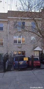 2004 Built three family property with two parking spots. First floor features a 3 bedroom 1 bathroom apartment. The second and third floor feature a 3 bedroom,  1 bathroom apartment.