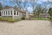 Two houses and the quintessential Sag Harbor beach vibe! This property offers a 1 bedroom main house and a cool one bedroom guest cottage as well. The main house features warm hardwood floors, a wood burning fireplace, and central air. The air conditioned guest cottage has a private bedroom, sitting area, dinette, kitchenette, full bath, and a deck area. The incredible location is just seconds to the beach on the beautiful Peconic Bay. Sunsets that can&rsquo;t be missed at Circle Beach just around the corner. Swimming, fishing, boating, clamming, paddle boarding, it&rsquo;s all at your finger tips! Get ready to make Summer memories in Sag Harbor and see this gem of a property!