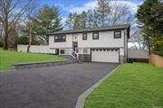 Newly renovated 4-bedroom, 2-bathroom hi ranch-style home! Enjoy the fresh vibe with new windows and new vinyl siding. Inside, an open layout welcomes you, including a spacious living area and a modern kitchen with stainless steel appliances. Outside, a fenced corner property and 2-car garage complete the package.