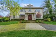 Discover a Beautifully Secluded Center Hall Colonial in Back Lawrence. Set back with a spacious Circular Driveway, this home sits on half-acre property, Featuring a wide entryway with high ceilings and lots of sun light. A 2-tiered living room sits across the hall from a formal dining room and leads you to a family room with built ins a Large EIk with French doors lead to a beautiful wraparound deck. A powder room and half bath plus laundry room complete the first floor. Upstairs the main Bedroom boasts a marble bath, Wic and a terrace overlooking the grounds. Includes a separate wing with 2 bedrooms and a bath. There is spacious partially finished basement. This home provides comfort and convenience in a serene setting.