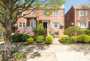 Nestled in a desirable location of Fresh Meadows bordering Kew Garden Hills sit a rare semi-detached brick 20 footer drenched in natural sun-light with southern exposure. Step inside to discover the tasteful combination of classic elegance and old world charm. The solid oak wood floors exude character and style, harmoniously complemented by the high ceilings, arched doorways and shelving. The 1st floor features a living room which flows seamlessly into your formal dining room, powder room and spacious kitchen with refinished solid oak cabinets and new stainless steel appliances. 3 sizable bedrooms on the upper level with an expansive bathroom which can be converted into 2 full baths. Venture downstairs to the finished basement, complete with 2 versatile rooms, full bath, laundry, large windows and 2 separate entrances, adding value to this exceptional property. The detached garage, deck and private backyard ensures outdoor living, convenience and security for your vehicle. This bustling neighborhood has a diverse collection of restaurants and shops. Highly sought-after Queens neighborhood situated minutes away from St. John&rsquo;s University, Jewel Ave, Union Turnpike, Cross Island, and Grand Central Pkwy. Easy access to the Q65, Q46 bus which will bring you to the 7 or E trains. QM5 or QM6 express buses will all bring you into Manhattan in less than 1 hr.