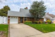 Welcome to 39 Bayberry Lane, a beautiful expanded Ranch in the heart of Levittown. Step into the Foyer which leads to a bright Eat in Kitchen with a dual sided Fireplace. The other side of the Fireplace leads to the spacious Formal Dining Room and Large Living Room with a wall of windows, bringing in tons of natural light. To the left of the Living Room you enter a generous Family Room with 2 skylights and access to the backyard. The opposite side leads to a oversized Office/work room which can easily be converted to Fifth Bedroom. The main level also includes a 1st floor primary Bedroom with large closet, a second bedroom, and a updated Full Bathroom with walk-in shower. Upstairs includes 2 more Bedrooms and a much appreciated second Bathroom. Consists of newer roof and 200 amp service. Beautifully landscaped fenced in yard, great for entertaining. 12 month home warranty for purchase.