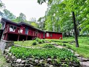 Nestled amidst 23 acres of lush woodland, this contemporary 2-bedroom home offers a serene retreat for the summer season, available from Memorial Day to Labor Day. The privacy of the location invites you to meander through the woods to discover a modern haven, complete with a convenient carport. Inside, the residence boasts wood flooring throughout and plush carpeting in the primary bedroom, ensuring comfort and style. The primary bathroom is a highlight, featuring elegant tile work and a large soaking tub perfect for unwinding. Outside, the property extends an invitation to relax on the patio or the expansive deck, both offering tranquil views of the verdant backyard. This idyllic escape is conveniently situated just 15 minutes from the charming village of Millerton and the Wassaic Train Station, blending accessibility with the peace of country living. Rental Memorial Day to Labor Day.