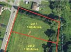 Located on Route 22 in the town of Dover Plains, this Eight-acre site consists of four lots: 1.66-acre(lot 1), 1.85-acre(lot 2), 2.03-acre(lot 3), and 2.5-acre(lot 4) development sites. It is currently being re-zoned to Gateway Commercial (GC) by the municipality. The purpose of the Gateway district is to encourage the development of a compatible mix of commercial, office, light retail, and residential uses. The property was previously BOH-approved for Four, four-bedroom residences along with site plans. The site is an open meadow with high visibility, a daily traffic count of 6924 vehicles a day, and less than one mile from the Dover Plains Metro North Train Station. Purchase one or more for your development needs. The town is looking to increase the growth of its commercial districts; take advantage of this excellent opportunity to join in its efforts while creating a profitable investment.