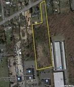 Incredible opportunity to own or build on land in Farmingville! Not only is this flat 2.79 acre lot conveniently located in the heart of town, but it is also one of the last large parcels of land available in Farmingville. The plot is nestled between Granny Rd, N. Ocean Ave, & Horseblock Rd. There is a flag lot with approximately 75ft of accessible frontage on Granny Rd. Access to the lot is approximately 77 X 22. The main lot is approximately 186 X 563. Please do not walk the property without consent to do so.