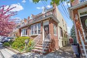 Welcome to this updated single family home in the heart of Ozone Park. Located on a beautiful and quiet tree lined street, this home boasts 3 spacious bedrooms, 2 full bathrooms, a shred driveway for parking, new kitchen and so much more! Enter a spacious foyer leading into a large living room and formal dining room. Fully renovated kitchen, updated in November 2023 with stainless steel appliances, white cabinets and granite countertops. Off the kitchen step outside into a quiet, tranquil yard, perfect for entertaining, gardening or just lounging out! Second floor offers 3 bedrooms, a full bathroom as well as front facing balcony. The full and renovated basement, offers 2 rooms, a full bathroom, mechanical room as well as laundry with entrance from the first floor and rear of house.  This home has seen many updates throughout the years.  New skylight on second floor, updated hardwood floors on the first level, new windows in basement as well as recent upgrades to roof and electric. All brick and semi detached, makes this the perfect property to call home!