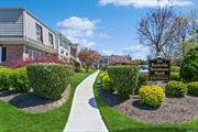 Welcome to the Rockville Towne House North! A quiet cul-de-sac of 12 two floor townhouses with basements. This home is a rare corner unit with three exposures featuring a spacious and sunny living room, formal dining room with access to a private patio, efficient kitchen and powder room. The second floor features a primary en suite bedroom with closets galore and a skylight. In addition there are two more bedrooms and a hall full bathroom. The full height partially finished basement provides additional recreation/office/storage space as well as laundry and utilities. Two assigned off street parking spots are included with the unit. Easy access to the parkway and peninsula Blvd as well as short distance from the LIRR and heart of RVC Village. Board approval is required.