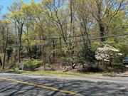 Wooded 0.68 Acre Vacant Lot in Stony Brook, N of 25A, Irregular shaped with 401.4 frontage on N country, 91.1 frontage on Whitford Rd,  B-1 Zoning, Variance needed,