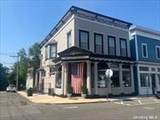 Smack in the middle of historic Sea Cliff Village! 1st floor totally renovated office with charm and total visibility. Corner building with large windows on front and side. Gleaming wood floors, original tin ceiling, powder room, kitchenette.