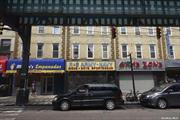 Store comes with a full basement for rent at a excellent location which located in a high traffic, busying commercial district! Close to J train, Q52, 53, 56 & QM15, many people stopping by all the time. An ideal location for various kinds of business! Currently occupied!! Rent including property tax!!!