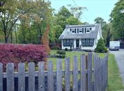 Cozy Cottage in the beautiful Hamlet of Brookhaven! This 1930&rsquo;s home was once the local Brookhaven Post Office but now is a comfortable house with an open floor plan including a new wood burning stove in the kitchen/family area. Huge garage with room for 2 vehicles, or a tractor, and plenty of work area. All electric has been replaced and updated to 220V service with a hook up in garage for a generator. There is duct work in place for future central air installment. New above ground oil tank, (2 yrs old), heat is forced hot air. Cesspool is precast and was replaced 8 years ago. Property is beautifully landscaped. This is your opportunity to buy in the sought after Hamlet of Brookhaven and enjoy all the amenities that this area has to offer! Boating on the Great South Bay, Kayaking and bird watching on the Carmen&rsquo;s River, Nature Trails throughout the Hamlet, Post Morrow Foundation (preserving open space in the Hamlet), and three Farm stands; The Hamlet Organic Farm, Early Girl Farm, and Deer Run Farm. Come and take a look! You won&rsquo;t be disappointed!!!