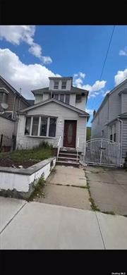 Property is being sold As Is Spacious 1 Family, house needs rehab. All Cash Deal Required. No traditional financing