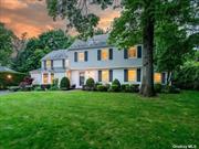 Welcome Home to this stylish, recently expanded & renovated (2022) 4-bedroom, 4.5-bathroom Munsey Park Colonial, offering unusually large, level property on a quiet cul-de-sac. This home exudes casual elegance at every turn, from the soothing light wood floors and spacious entry to the large, bright living room with fireplace and lovely window seat. The heart of the home is a fabulous, light-flooded kitchen/great room, spanning the entire back of the house. Features include chef-grade appliances, a quartz-topped center island, and a custom coffee/wine bar, opening to family room and dining area, all bathed in light and flowing seamlessly out to the entertaining patio and expansive yard, perfect for outdoor gatherings. A separate office with built-ins, a powder room and new mud room complete the main floor. The second floor boasts a dedicated guest wing with separate den, bedroom and ensuite bath, a generous primary suite with large bath and closets, plus two additional spacious bedrooms and a roomy, renovated full bath. Walk up to the full unfinished attic, boasting tremendous storage. The expanded basement offers a gym, full bath, laundry and recreation room. Recent upgrades include the new expanded kitchen, new 2-zone HVAC with hydronic forced air system, Andersen windows, Hardie board siding, new Western red cedar shutters and so much more. Convenient to Munsey Park elementary school and local parks. Low taxes.