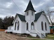 An historic church in Parksville, NY is currently for sale. The building measures at least 1669 sq ft, but has a 19 x 27 addition, about 513 sq ft more,  and is being sold in as-is condition. The seller is open to all offers, including potential trades. This presents a unique opportunity for interested buyers to own a piece of local history in this charming town. Interested parties are encouraged to submit their offers for consideration. Roughed in new plumbing already installed. The big bell in the tower still works fine, believe me! Come and see!