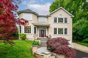 This gracious Center Hall Colonial is the one you have been waiting for. The home is set on an oversized lot and sits comandingly on the property. The entry foyer has vaulted ceilings and lots of natural light, flanking the foyer to the right is your formal living room and to the left the formal dining room perfect for entertaining. Embracing the open concept design the family room and kitchen are complimentary to an easy and energetic lifestyle. The family room features windows on two exposures and a gas fireplace. The kitchen is a chef&rsquo;s delight, with plenty of storage space, new stainless appliances and a huge walk-in pantry. There is also a half bath that completes the first floor. The second floor features four large bedrooms and two full baths. The Master Suite is sophisticated with high ceilings, large walk-in closet and a spa like Master Bath. There are hardwood floors thru out, CAC, 2 zone gas heat and an electric vehicle hookup in the two car garage. The oversized rear yard is exceptional with a new patio and plenty of privacy, plus it is the last house on a quiet dead end street.  Move right in!