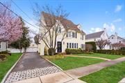 Discover the embodiment of elegance and comfort in this majestic 3, 900+ sqft colonial home, gracefully positioned in the tranquil Harvard Section of Rockville Centre, mid-block on a dead-end street. Zoned for Hewitt Elementary School, this spacious colonial offers casual elegance, comfort and privacy. Entering through the foyer to the formal living room with wood burning fireplace with adjacent library/office with French doors for privacy allowing light to filter through. The remodeled Eat-In Kitchen with center island, table seating, custom cabinets, stainless steel appliances, paneled Sub-Zero refrigerator leads you into adjacent Great Room with coffered ceilings, gas fireplace, oak and peg wood floors. French doors lead to the grand formal dining room all perfect for entertaining large gatherings or casual get togethers. Powder room with radiant heated floors are just some of the first floor many features. Second floor boasts primary bedroom ensuite bath with radiant heated floors, walk in closet, three additional bedrooms, adjoining study, full bath and laundry room. Walk-Up attic provides bonus space, cedar closet, bonus room and storage. The spacious lower level with egress window, utilities, laundry hook up and storage. Stepping outside to the serene yard with a paver patio and green space for your outdoor entertaining. Stained glass windows, CAC and In-ground sprinklers, two car garage and so much more. This is very special home!!!