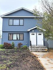 Spacious and bright apartment.  Open Area -Living Room (skylights) Din Area, Spacious Kitchen w/Island,  3 Bed Rooms (1 Is small) Hardwood Floors, 2 Full Baths, Spacious Closets, use of shed in yard, CAC