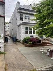 Excellent opportunity on the Maspeth Ridgewood border this large 2 family features a 3 bedroom over a 2 bedroom with a full finished basement, driveway and private backyard , can be delivered vacant