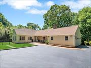 This sprawling four-bedroom, four-bathroom Farm-Ranch offers a sanctuary within the secluded Village of Nissequogue. Nestled on a meticulously landscaped two-acre estate, the residence boasts a long, private driveway leading to an oversized parking area. Home features updated Hardie-board siding and window casing, as well as an updated beautiful stone patio. Hardwood floors, custom molding, formal living room with coffered ceiling and beautiful stone fireplace. Lots of natural light. Built-in bookshelves. Exceptional great-room with skylights and extra large windows. Large first floor primary suite with beautiful primary bath with floor to ceiling marble tile, and large glass shower. Additional first floor full bath with access to backyard. Second floor features three spacious bedrooms and an additional full bath.The spacious gourmet kitchen boasts skylights, an abundance of cherry cabinetry and ample counter space, stainless steel appliances, and a double oven. Slider door leads seamlessly to a private patio, perfect for indoor-outdoor entertaining. The resort-style backyard is a haven for relaxation and entertainment. Unwind in the heated, salt water, Gunite pool with recently updated equipment, or soak in the soothing hot tub. The expansive paver patio features a custom fire pit, offering a perfect spot for gatherings under the stars. An additional stone and brick large patio provides even more space for entertaining. An outdoor Bose sound system and a custom cabana with a TV and fridge complete the picture-perfect park-like setting. Full finished basement with office, full bath, new laminate wood flooring with DRICORE sub flooring and outside entrance. This house is equipped with a complete smart home system, and a hi-tech security camera system. A large stand-up attic with plenty of storage and has &rsquo;blown-in&rsquo; insulation, ensures optimal energy efficiency, while a one-year young hot water heater guarantees hot showers. For added convenience, all electrical lines have been buried underground, ensuring a clean and uncluttered aesthetic. An oversized detached shed provides ample storage for all your outdoor essentials.This exceptional property offers a unique blend of privacy, luxury, and functionality. Don&rsquo;t miss your chance to create lasting memories in this tranquil setting. Exclusive Smith Lane resident access to private beach at the end of Smith Ln.