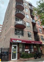 CANCELL OPEN HOUSE. 10/20. This Well-Maintained Two Bedrooms Two Baths Condo Apartment In The Heart of Elmhurst Across From The Park. Open Kitchen With Closets.Its bright With Large Balcony. Close To Subway, All Shops, Restaurants, Supermarkets And Bank. A Must See !