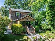 Circa 1940&rsquo; one of a kind, distinguished American Colonial home set proudly into the enchanting bluffs of Centerport, Long Island. The home graciously welcomes you with a street presence from the moment you arrive, exuding Gold Coast charm and character. Enter though black French double doors into this Turn-key, bold, vintage and mid-century interior design and layout. Patina ebony hardwoods run throughout living, dining and entertainment space. Vibrant, mindful design includes barn door sliders, custom closets, fully renovated hotel style bathrooms, lounge, live edge open shelving and Restoration Hardware fixtures and accessories. Full finished basement and Bonus space with Fitness, Workshop, Laundry and additional storage room. Dual side entrances and exits for workshop and guest. Architectural landscape, engineered and designed with elements of timber, blue stone and crushed stone. A meticulous native, professional and perennial landscape of Hydrangea, Rose, Crape Myrtle and Ivy dress a rustic backdrop of Lattice, Trellis, Pergola, Garden Benches, Decking, Retainers and Raised Planters. Maintenance free, sustainable plant based Synlawn turf. A landscape built for privacy, entertainment and the most discerning caretaker. A short walk to Fleets Cove and deeded rights to Centerport&rsquo;s renown HBCA. Amazing winter views of Centerport Harbor and singular views of Knollwood pond. Harborfields SD. Minutes to Huntington and Northport Villages and many of the North Shore&rsquo;s finest dining and entertainment.