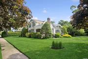 Welcome to this distinctive Arts and Crafts-Style Home nestled in the picturesque and serene Mill River Area of the Inc Village of Rockville Centre. Enter the charming screened-in front porch and step into the elegant sun filled Formal Living Room with banded hardwood floors, gas fireplace and neutral colors complementing the Formal Banquet Size Formal Dining Room featuring beautiful English Oak raised paneled walls, wood beams and craftsman built-in cabinets. The Elevated Farmhouse Kitchen is spacious with generous Quartz Counter Tops, Custom Cabinetry, St Steel Appliances, Breakfast Area and a pretty window seating with a lovely view of the Mill River. A TV or 4th Bedroom Room with full bath and French door to the deck complete the 1st floor. Up the winding staircase to the 2nd floor landing, you can access the viewing deck and 3 bedrooms with spectacular views of the river. The large primary ensuite bedroom is your sanctuary and offers a shower bath, a lovely window seat and WIC and Closet. The 2nd bedroom w/a full bath, and 3rd bedroom completes the 2nd floor. The Lower Level features a Recreation Room with tile floors, Split AC, Gas Fireplace, beverage ref, Bonus Room/Office, Storage Area, Utility Room, Laundry Area and Bath . Fire-up the Grill for Summer Entertainment out on your large deck surrounded by tall arborvitae for privacy and verdant lawn for the kids to run around. The 2-car garage is perfect for 2 sedans and the long driveway can accommodate 4 more vehicles.       Ring doorbell , Nest thermostat, RVC Utilities . School District of RVC or Oceanside of your choice.