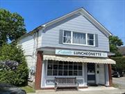 After over 100 years of being in business as a family run luncheonette this prime business location is for sale. The building was built in the early 1900&rsquo;s and has been renovated over the years. The rear full size kitchen was added in 1998.  The first floor is a 60 seat restaurant feature the original tin ceiling, hand laid tile floor, and high ceilings. On the first floor there is a 1/2 bath, full commercial kitchen with direct access to a walk in refrigerator.  The second floor is the primary residents of the owners. There are a total of 6 rooms, 4 bedrooms, 1 large living room and a full bathroom. Access is from the outside of the residents. The rear of the basement is a full basement. The basement extends as a dutch basement to the front of the building. 158 Mill Road is also included in this purchase. This is currently the parking lot in the front and outdoor seating in the rear., Additional information: Business Located At:162 Mill Road, Westhampton Beach, Dining seats:50, Building Size:3597