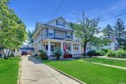 Spacious legal 2-family house on a large 150&rsquo; deep yard with detached 2 car garage and plenty of parking! Great location with easy access to Sunrise Hwy, Parkway and LIRR. Eye catching Victorian style front porch and large back deck! First floor has the 1-2 bedroom unit and the main apartment is on the 2nd floor with Livingroom, Kitchen and Formal Dining room! 3rd floor all finished with Bathroom. Finished Basement. This multifamily has 2 electric meters, 2 Gas Meters and Oil heat. Lower apt is rented for $2600m.