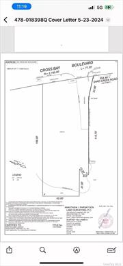 vacant land located in BROAD CHANNEL AREA OF Howard Beach Queens. you can build 2 homes and possibly a 3rd with variance land located on the canal. CR1 zone located next to 357 Cross bay Blvd GREAT LOCATION CLOSE TO TRANSPORTATION, SHOPS SCHOOLS. 30 MIN TO NYC IDEAL FOR INVESTOR OR BUILDER.